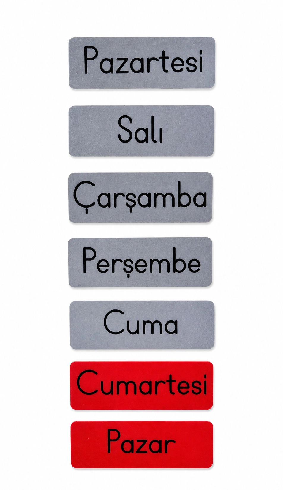 Haftanın Günleri Eğitim Seti