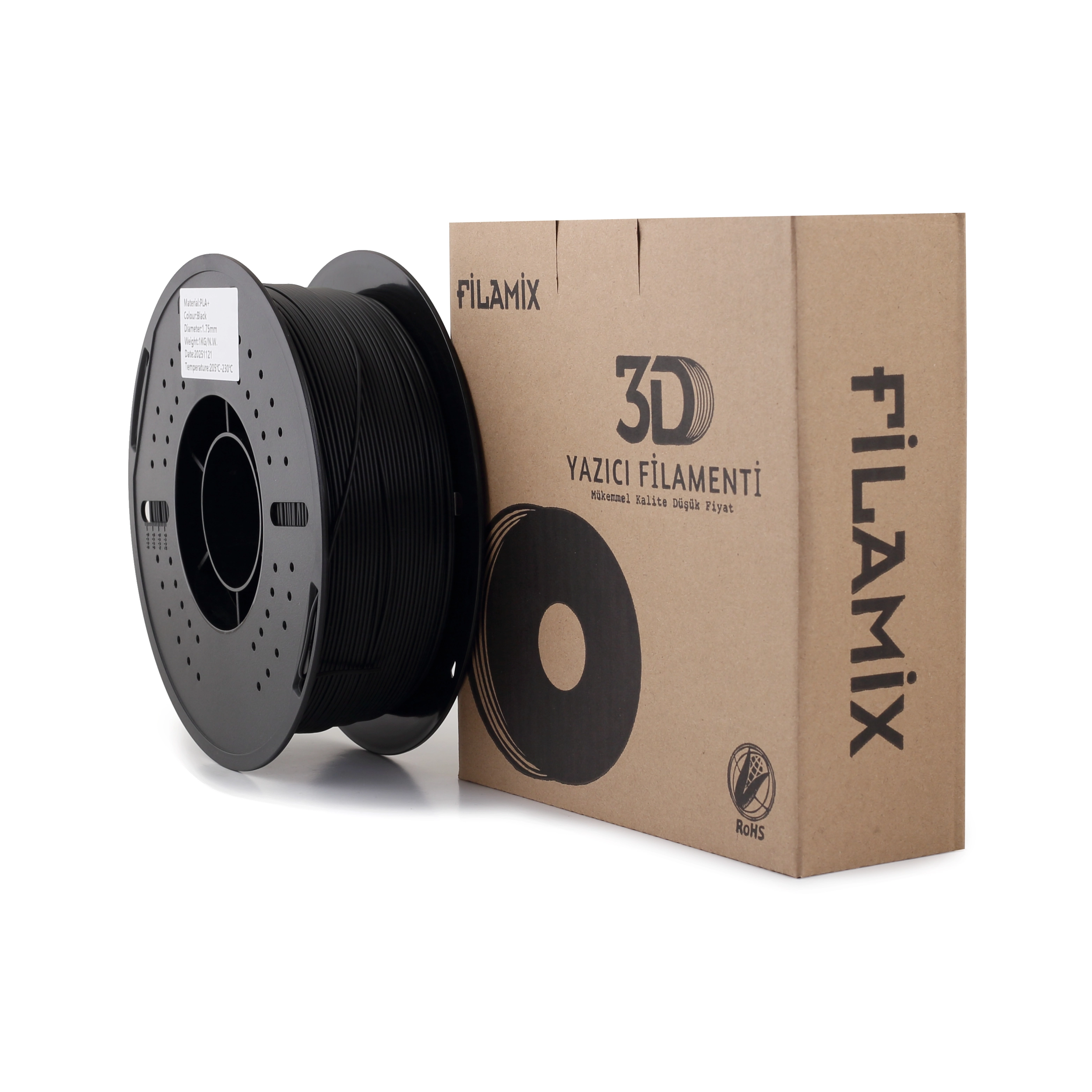 Filamix PLA+ Black Filament