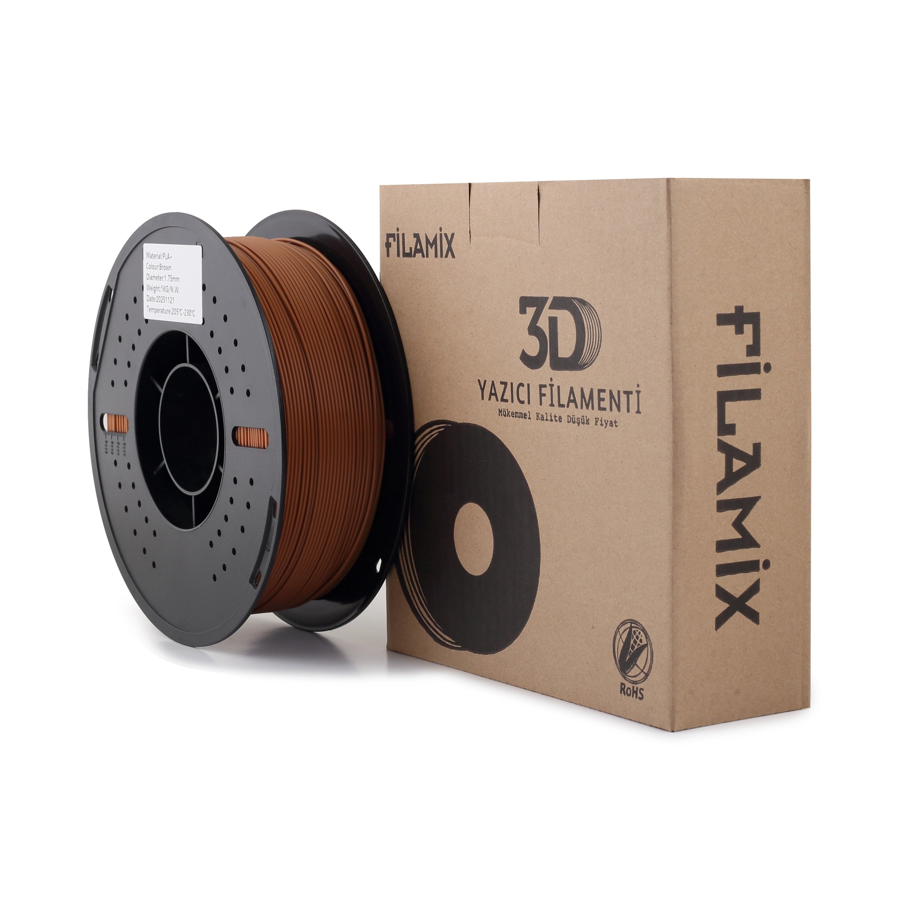 Filamix PLA+ Brown Filament