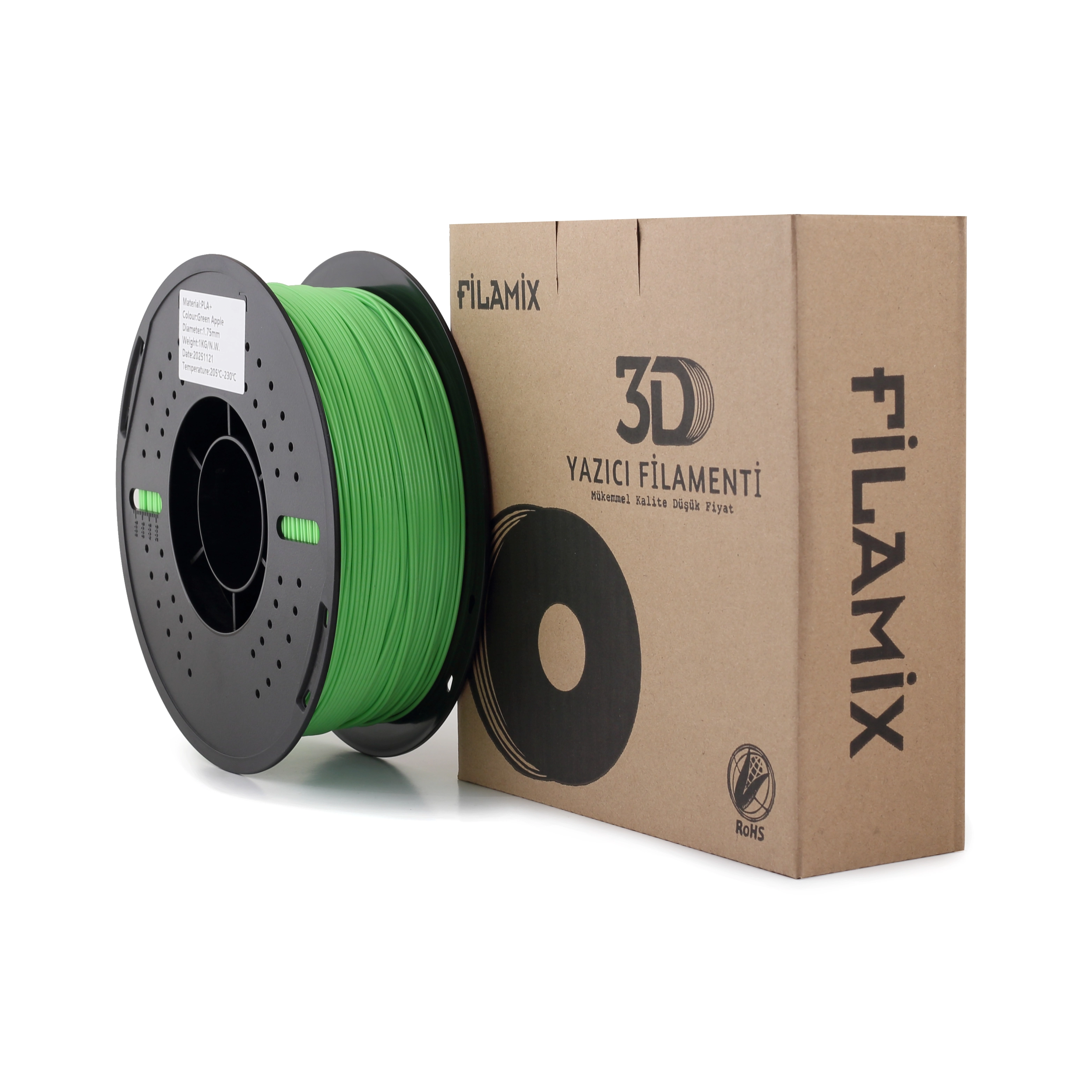 Filamix PLA+ Apple Green Filament