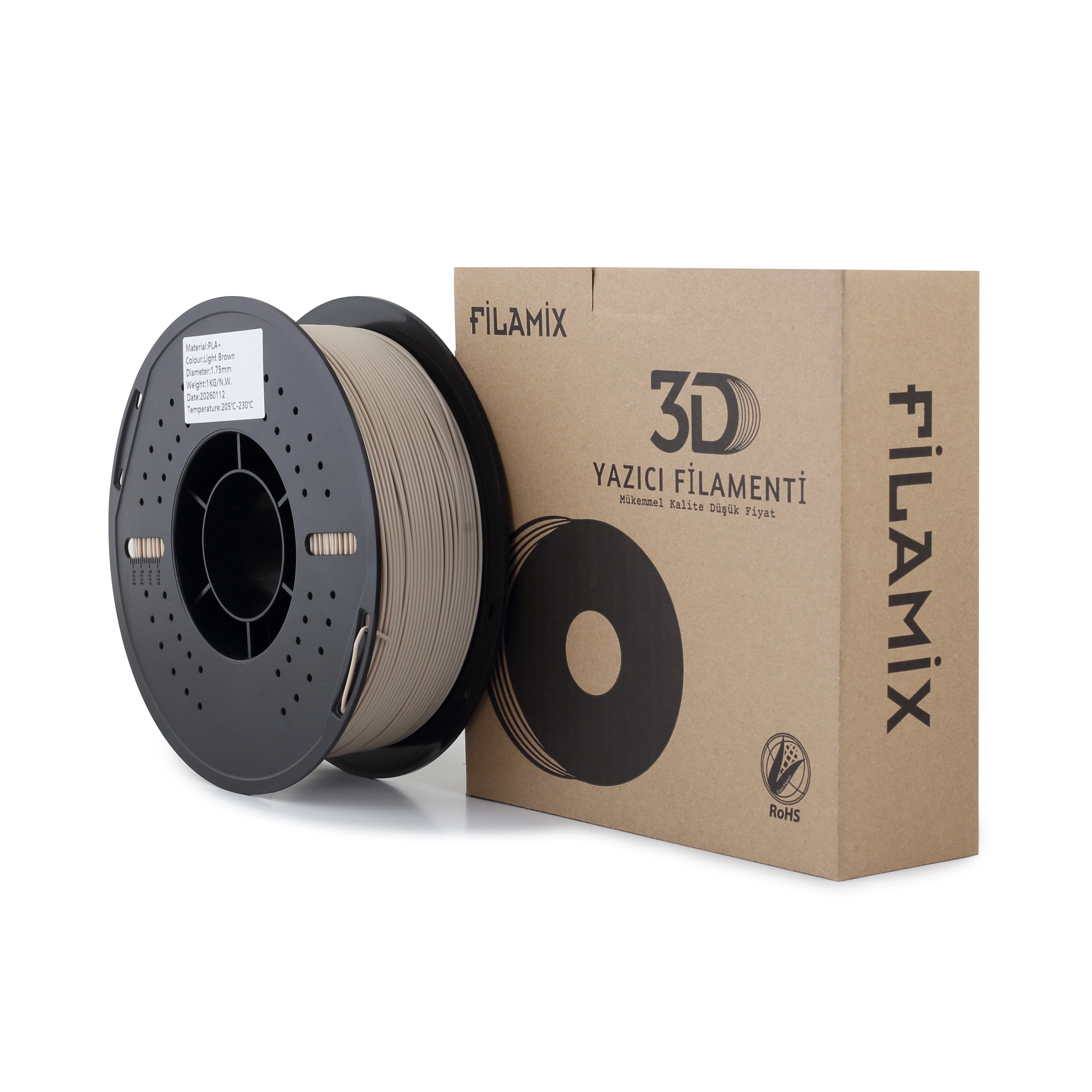 Filamix PLA+ Light Brown Filament