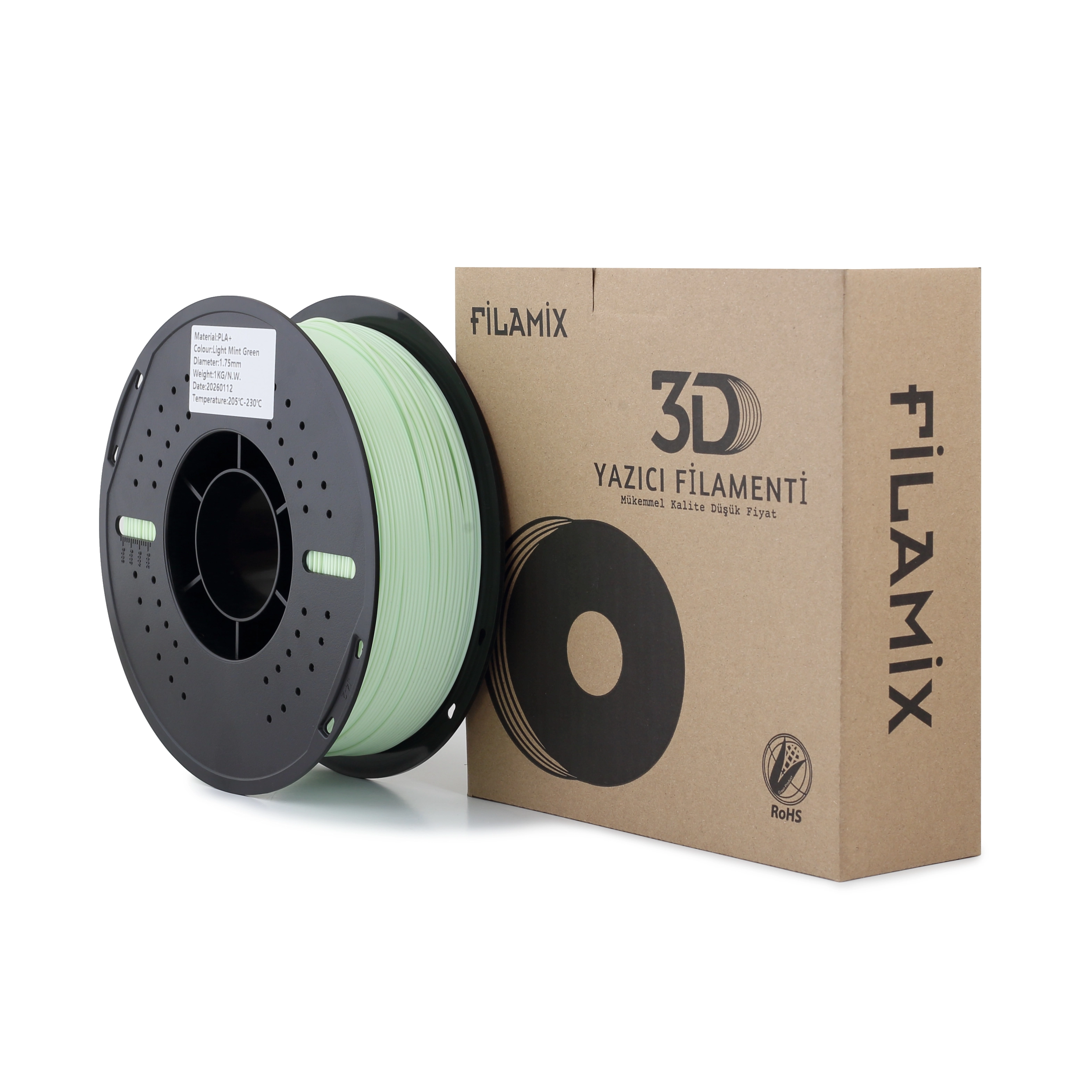 Filamix PLA+ Light Mint Green Filament