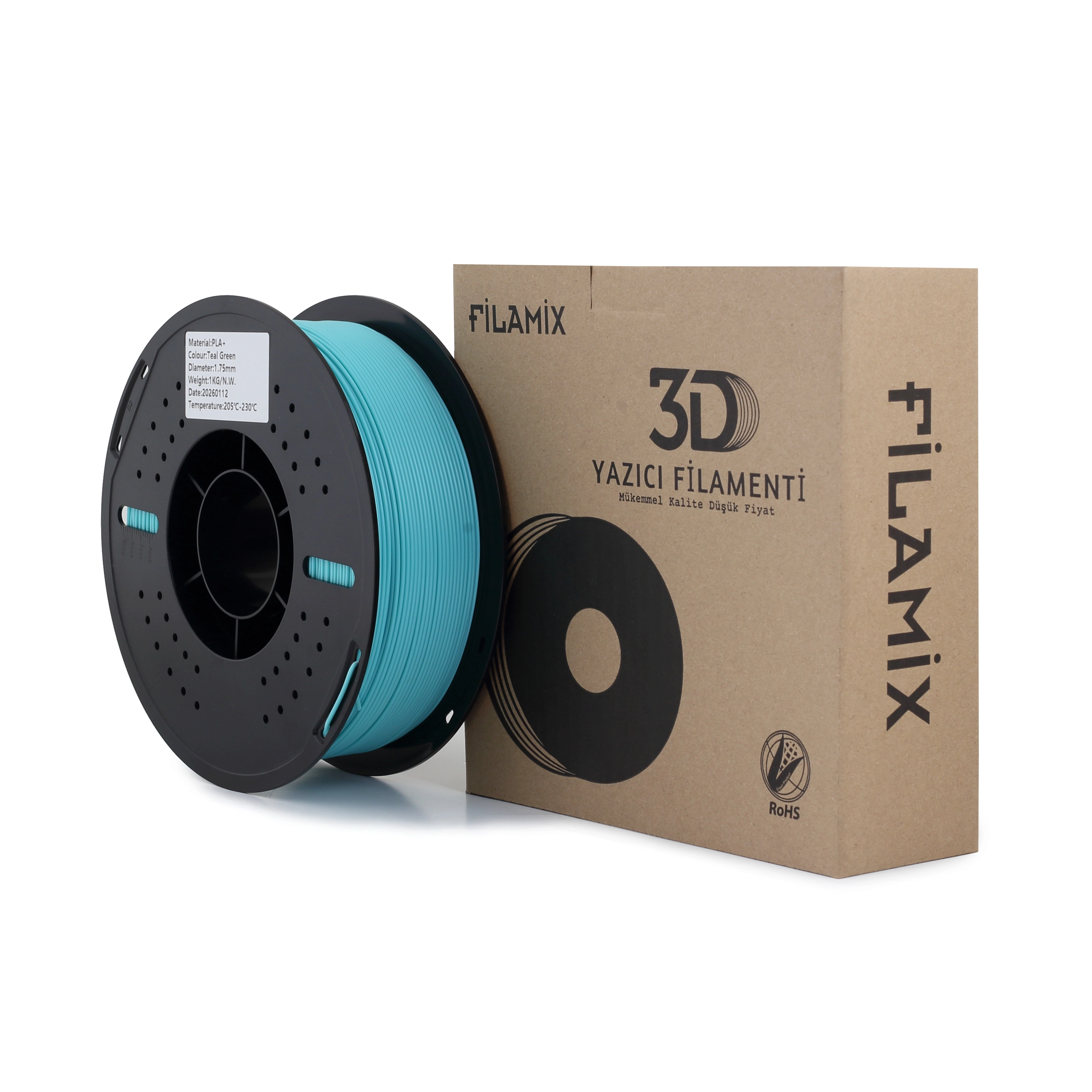 Filamix PLA+ Teal Green Filament