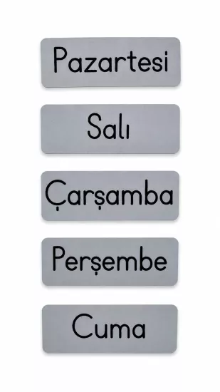 Haftanın Günleri Eğitim Seti