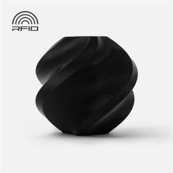 Bambu PLA Basic Black With Bambu Reusable Spoo