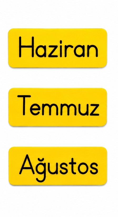 Aylar Mevsimler Seti